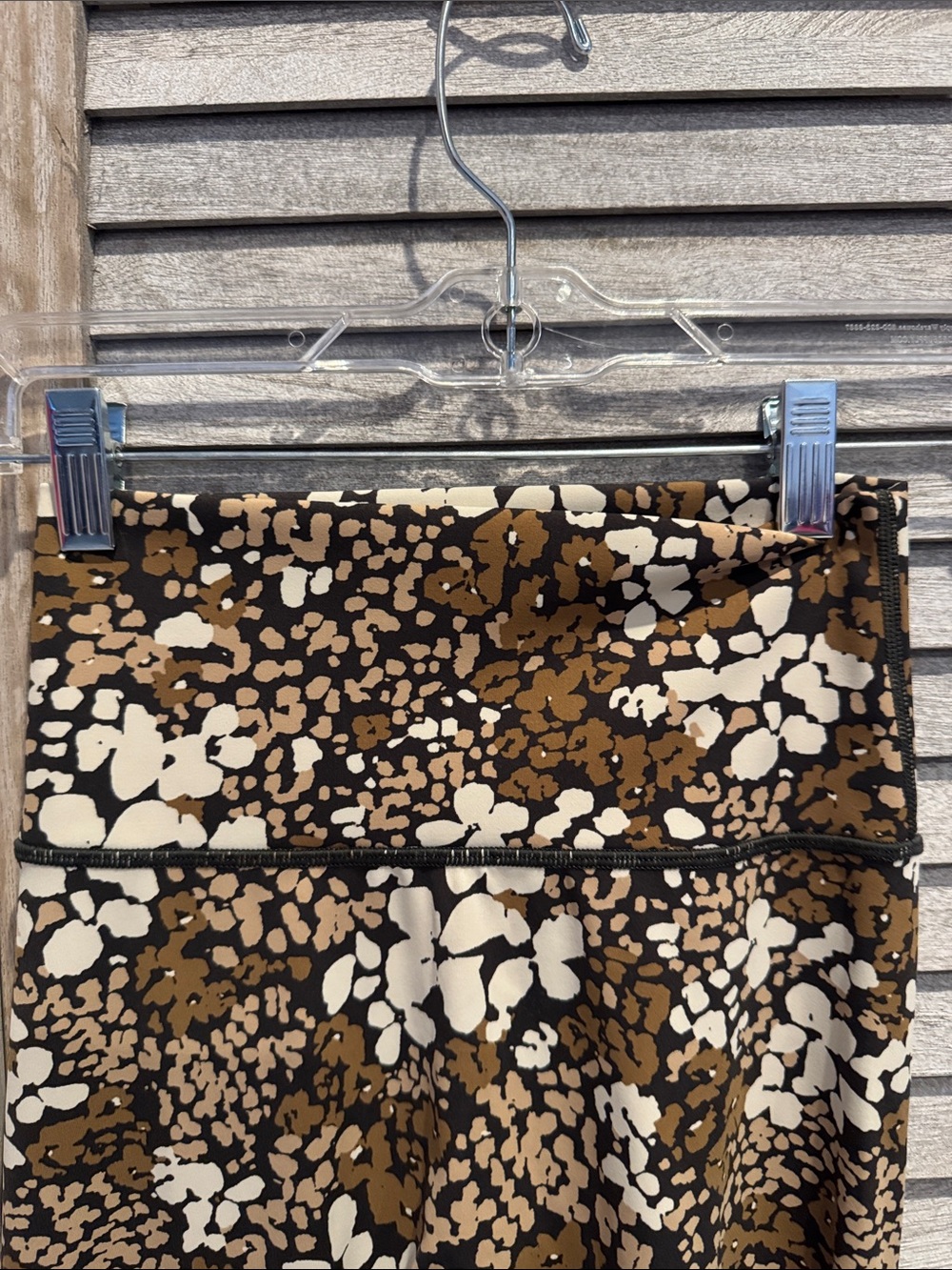 Off line By Aerie High-Waist Floral Print Leggings - Brown/Black/White SizeS/P - Picture 2 of 8